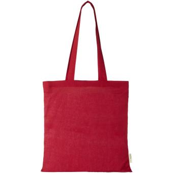 Orissa 100 g/m² GOTS organic cotton tote bag 7L Red
