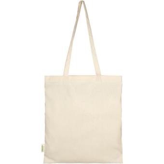 Orissa 100 g/m² GOTS organic cotton tote bag 7L Nature