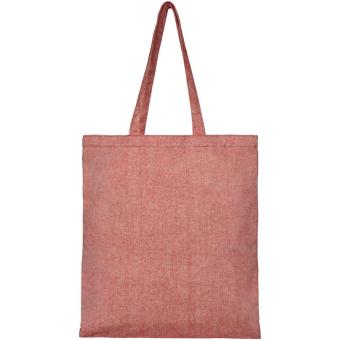 Pheebs 210 g/m² recycled tote bag 7L Red marl