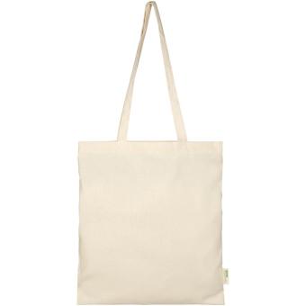 Orissa 140 g/m² GOTS organic cotton tote bag 7L Nature