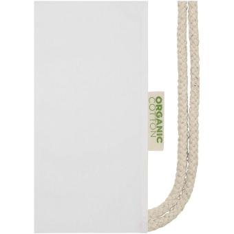 Orissa 140 g/m² Turnbeutel aus Bio-Baumwolle 5L Weiß