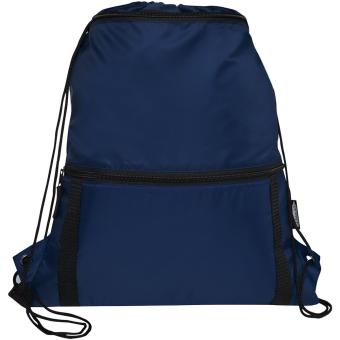 Adventure recycled insulated drawstring bag 9L Navy