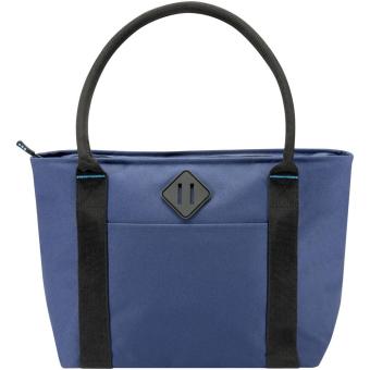 REPREVE® Our Ocean™ 12-can GRS RPET cooler tote bag 11L Navy