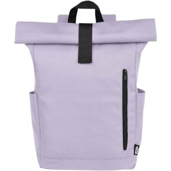 Byron 15.6" GRS RPET roll-top backpack 18L Lilac