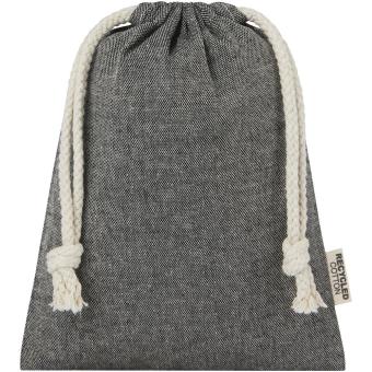 Pheebs 150 g/m² GRS recycled cotton gift bag small 0.5L Smoke