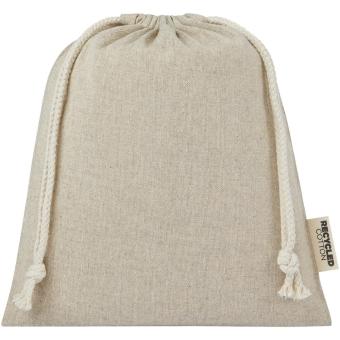 Pheebs 150 g/m² GRS recycled cotton gift bag medium 1.5L Nature