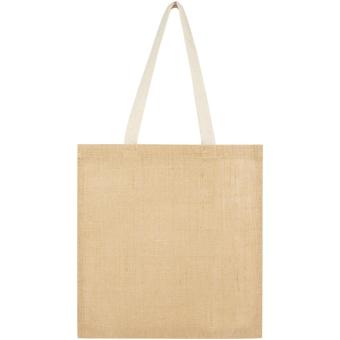 Juta 300 g/m² jute tote bag 7L, nature Nature,white