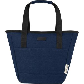 Joey 9-can GRS recycled canvas lunch cooler bag 6L Navy