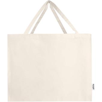 Odessa 220 g/m² Baumwoll Tragetasche aus GRS recycelter Baumwolle 40L Natur