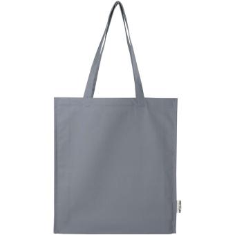 Florida 270 g/m² GRS recycled gusset tote bag 14L Convoy grey