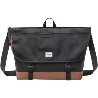 Herschel Cove recycelte Umhängetasche 22,5 L Schwarz