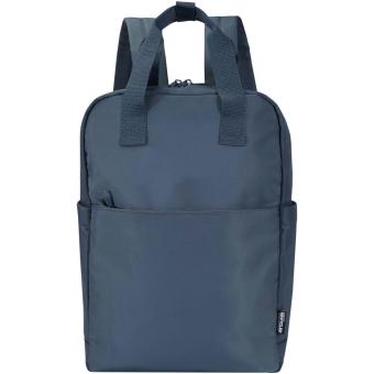 Trip 14” Aware™ recycled travel laptop backpack 9L Light blue/blue pusher