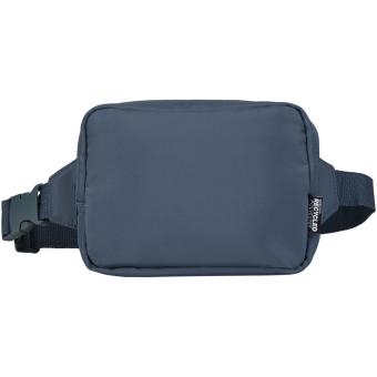 Trip Aware™ recycled travel crossbody bag 1L Light blue/blue pusher