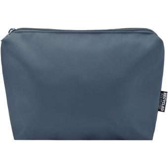 Trip Aware™ Recycelter Reisekulturbeutel 2 L, hellblau Hellblau, Drücker blau