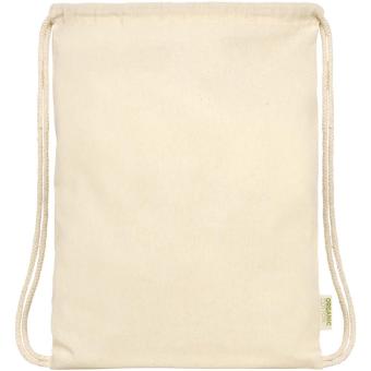 Odisha 100 g/m² OCS organic drawstring bag 5L Nature