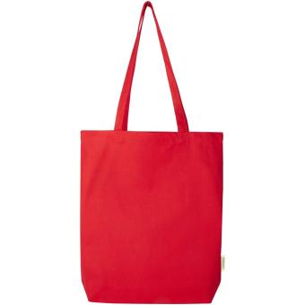 Odisha 180 g/m² OCS Bio-Tragetasche mit breitem Boden 11L Rot