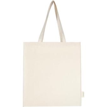 Odisha 180 g/m² OCS Bio Tragetasche mit Seitenfalten 14L Natur