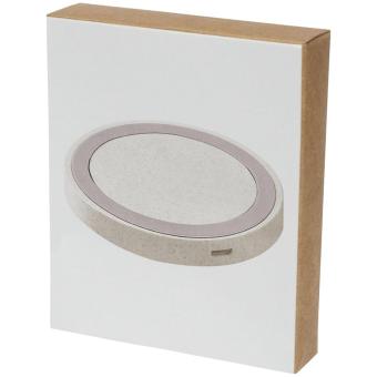 Naka 5W wheat straw wireless charging pad Fawn