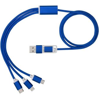 Versatile 5-in-1 charging cable Dark blue