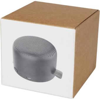 Loop 5W Bluetooth Lautsprecher aus recyceltem Kunststoff Schwarz