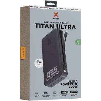 Xtorm XB403 Titan Ultra 27.000 mAh 200W laptop power bank Black