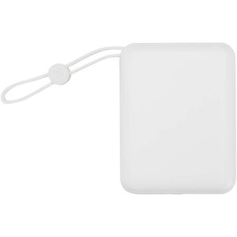 Acrux 10.000 mAh 35W tablet power bank with built in Type-C cable - made from recycled plastic White