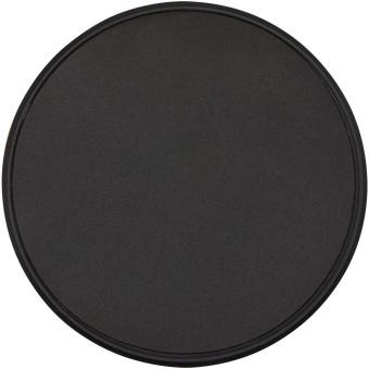 Alcor recycled plastic foldeable magnetic phone stand with bamboo details Black