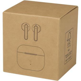 Altais recycled plastic True Wireless Bluetooth earbuds White