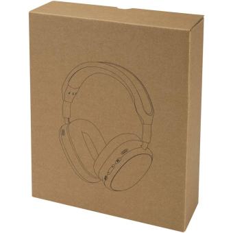 Alzir recycled plastic over-ear wireless Bluetooth headset Black
