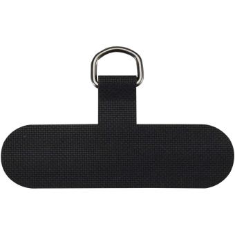 Vega verstellbares, recyceltes Smartphone Lanyard Schwarz