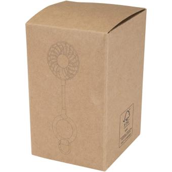 Ventio Magnetischer, tragbarer Ventilator aus recyceltem Kunststoff Weiß
