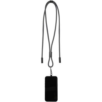 SMART 65W RPET Ladekabel mit Lanyard Schwarz
