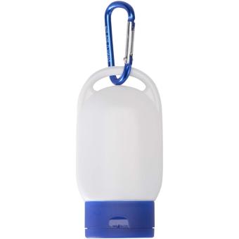 Rosie SPF 30 suncream with carabiner Aztec blue