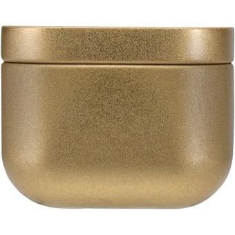 Tindra Quadratische Zinnkerze mit Vanille Duft Gold