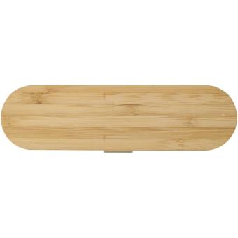Runa Besteckset mit Bambusdeckel Dunkles Blei