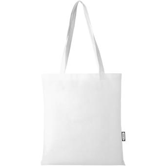 Zeus GRS recycled non-woven convention tote bag 6L White