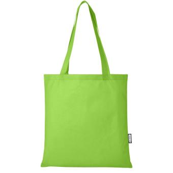 Zeus GRS recycled non-woven convention tote bag 6L Lime