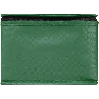 Spectrum 6-can recycled non-woven cooler bag 4L Green