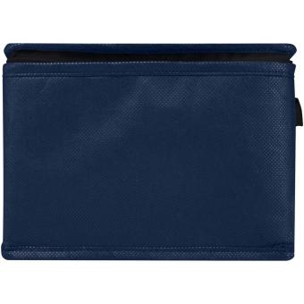 Spectrum 6-can recycled non-woven cooler bag 4L Navy