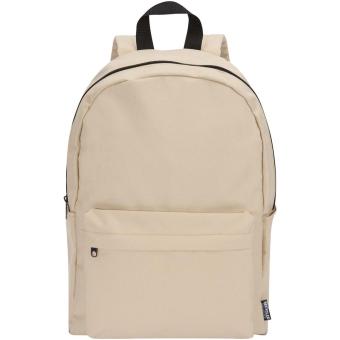 Byron 14" GRS recycled city laptop backpack 16L Oatmeal