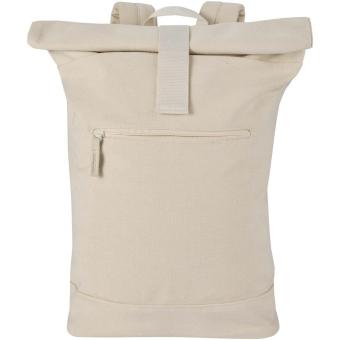 Recanvas 14” GRS recycled rolltop backpack 16L Sandstone