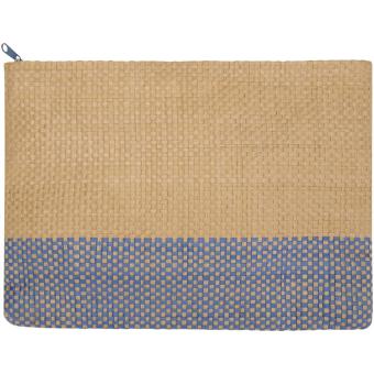 Rhythm straw paper zipped pouch 3L Ocean