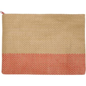 Rhythm Strohpapier Beutel mit Reißverschluss, 3 l Ziegelstein