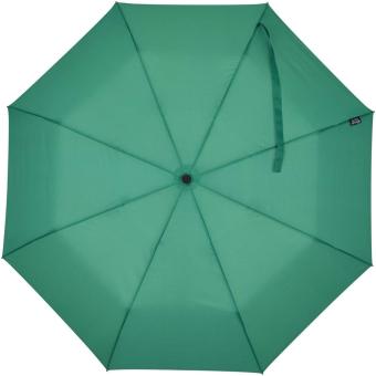 Agnes 21" faltbarer RPET-Regenschirm mit automatischer Öffnung Grün