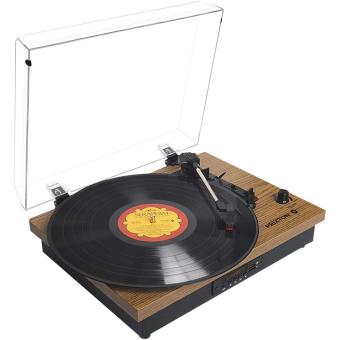 Prixton Studio vinyl turntable Timber