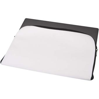 Mari 15"-16" sublimation laptop sleeve Black/white