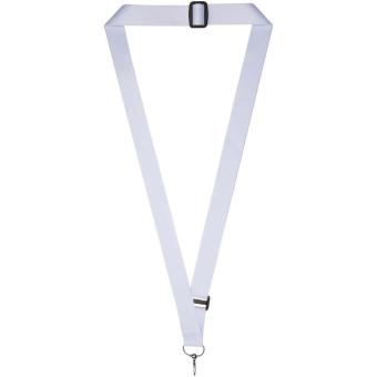 Liv Verstellbares Sublimation Lanyard Schwarz/weiss