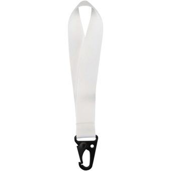Leif RPET Sublimation Gepäckanhänger mit Karabiner Weiß
