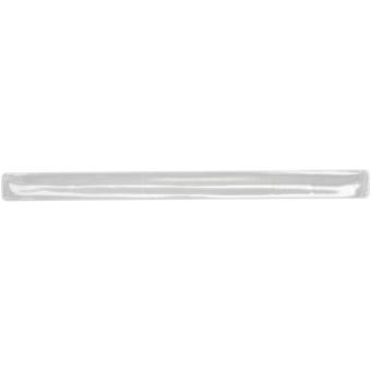 RFX™ 38 cm reflektierendes PVC Schnapparmband Weiß