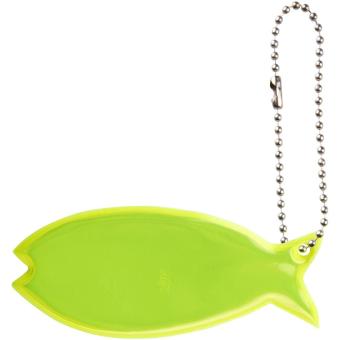RFX™ H-12 fish reflective PVC hanger Neon yellow